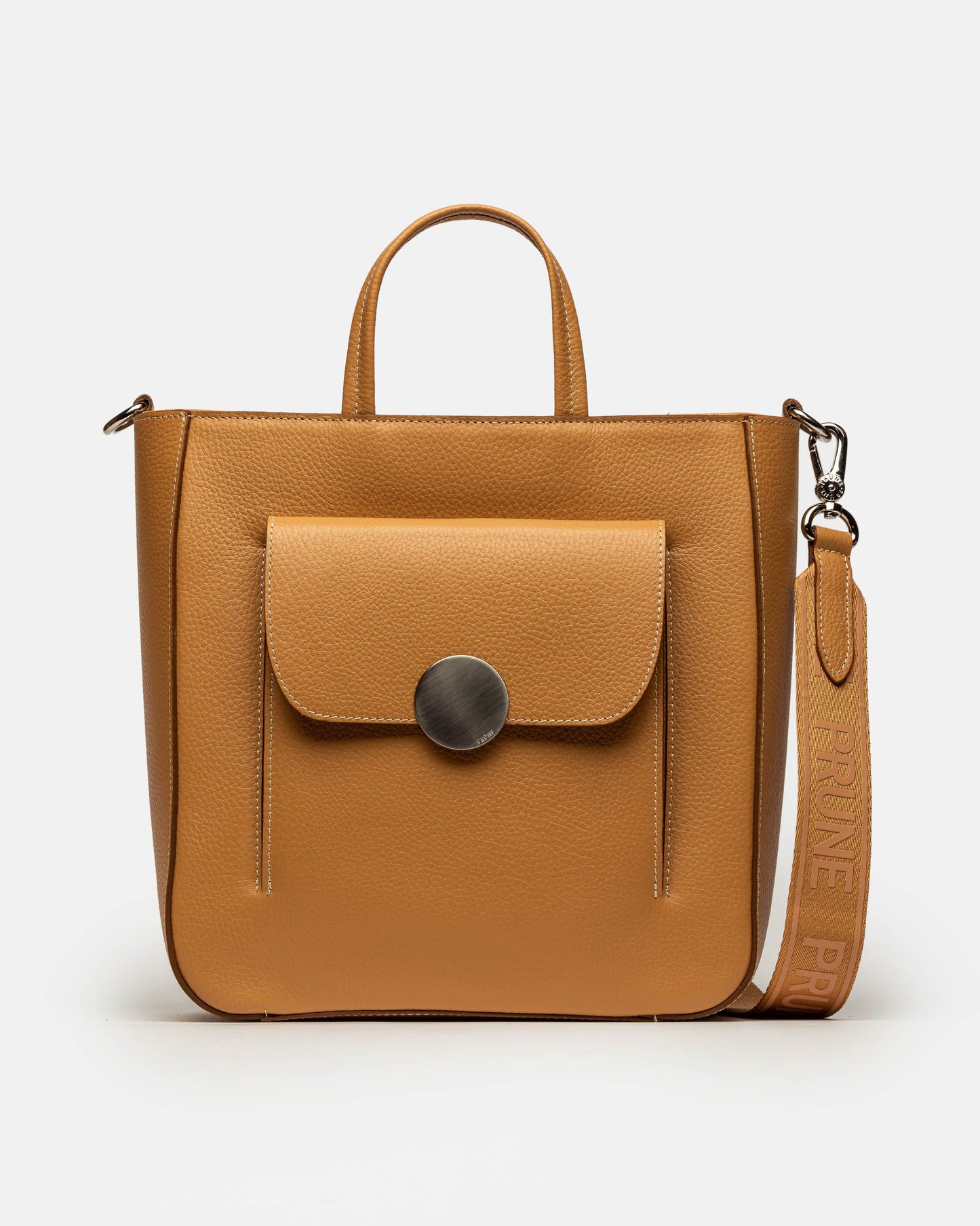 SHOPPER THE CIRCLE EN CUERO GRANEADO