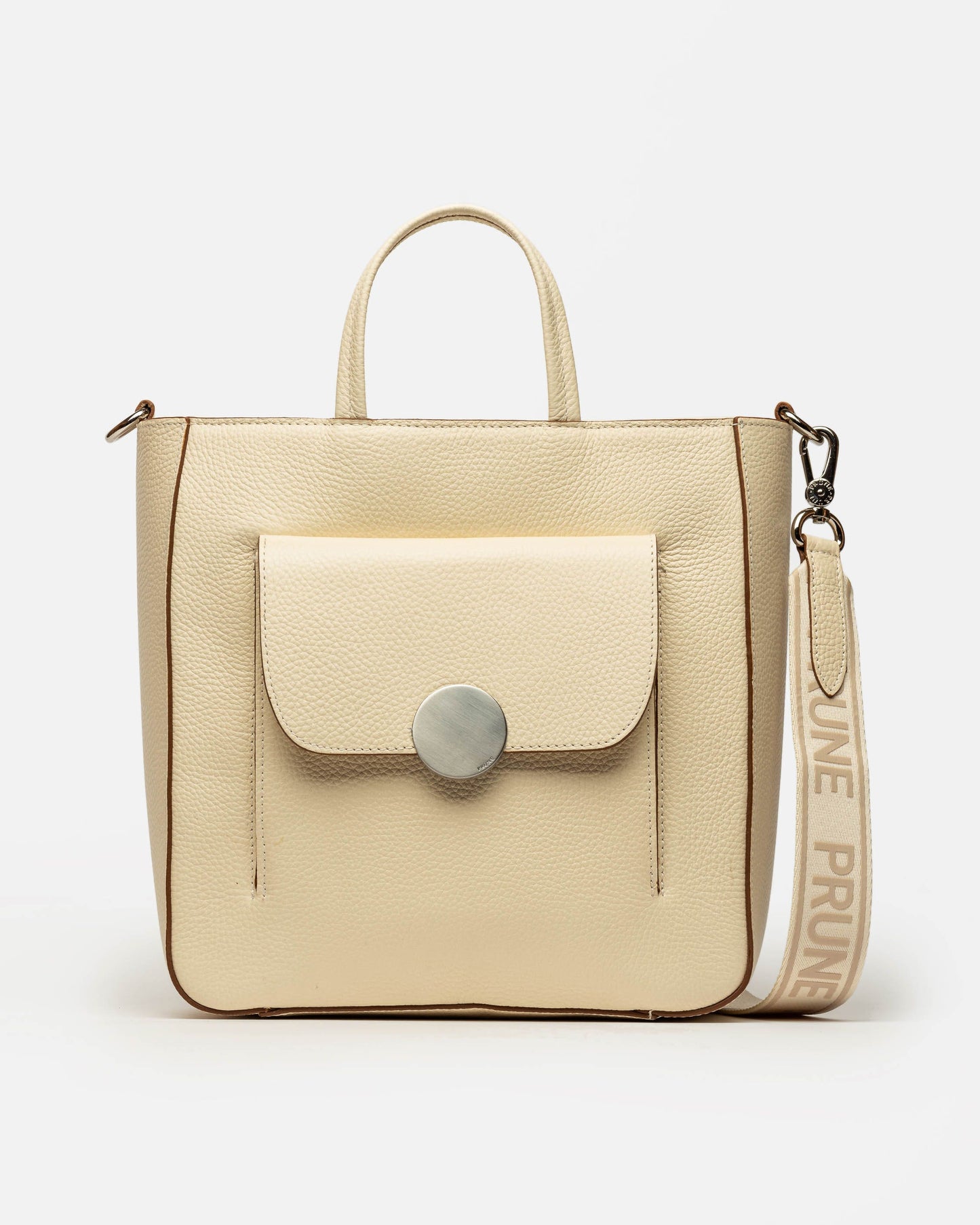 SHOPPER THE CIRCLE EN CUERO GRANEADO