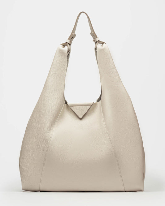 BOLSO THE SHOPPING EN CUERO GRANEADO