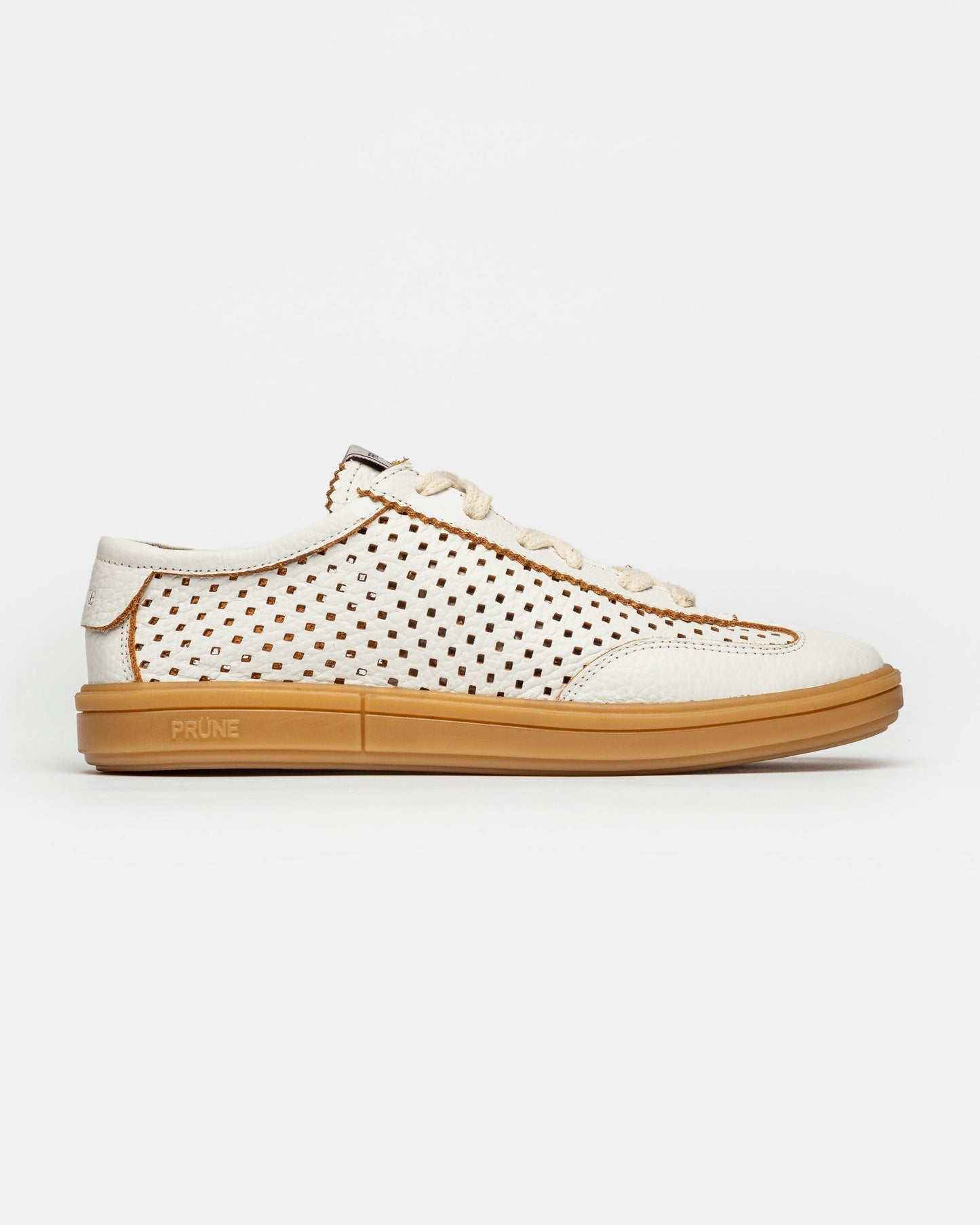 SNEAKER LAUREN EN CUERO GRANEADO